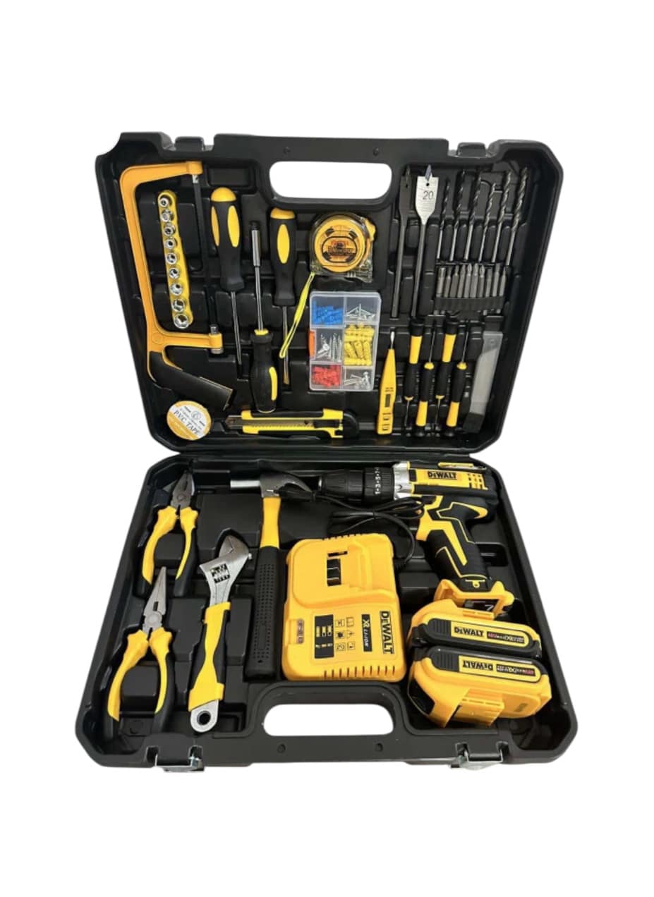 Aku Bušilica DeWALT - UDARNA 5.0A sa alatom (Set od 117 dijelova)