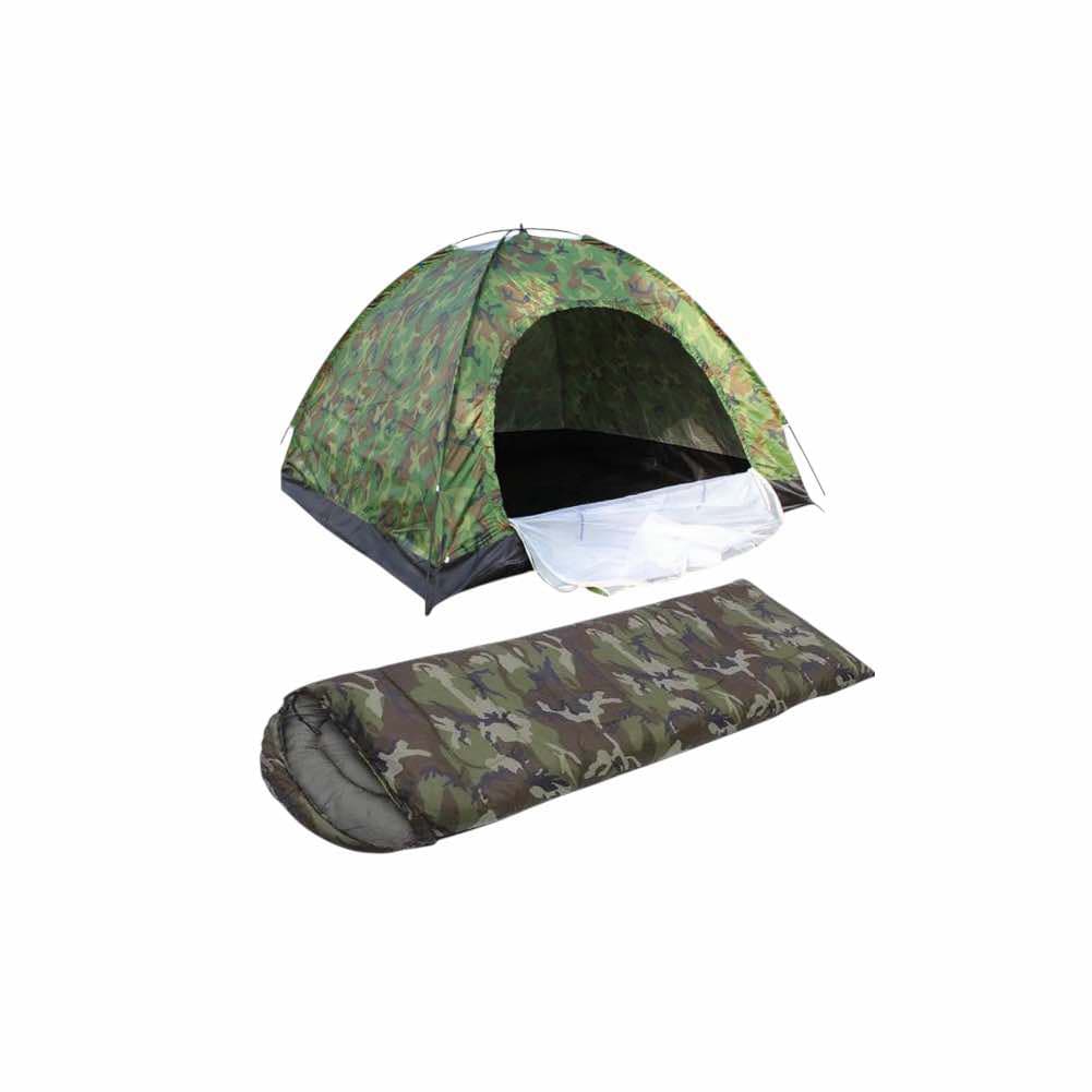 Šator za Kampovanje + Vreća za Spavanje