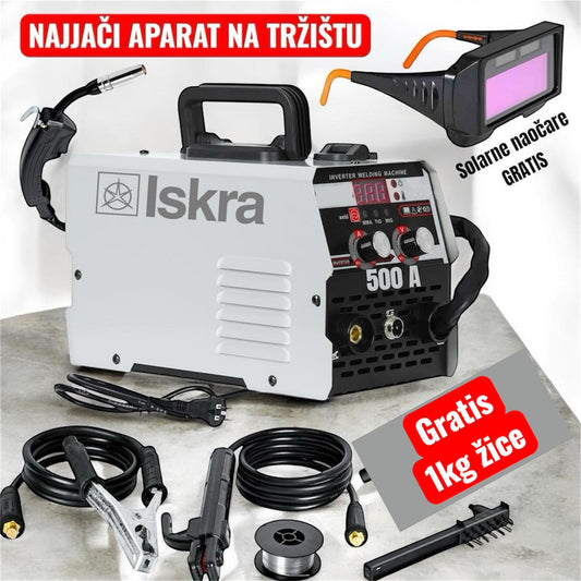 Iskra MIG/MMA 500A - Aparat za varenje po SUPER cijeni!