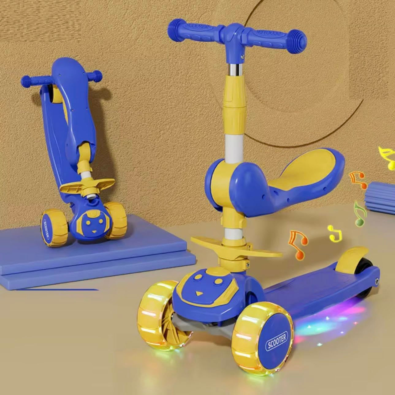 Dječiji trotinet sa sjedištem 2u1