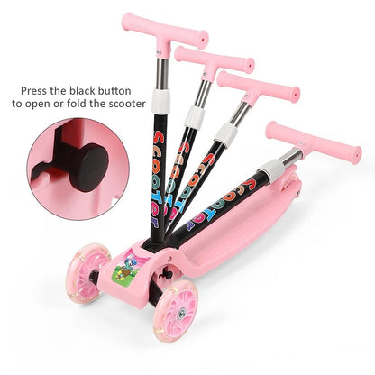 Dječiji trotinet rotomobil sa svijetlećim točkićima