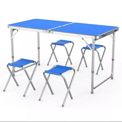 Kamp sto u koferu + 4 stolice