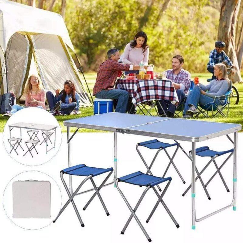 Kamp sto u koferu + 4 stolice