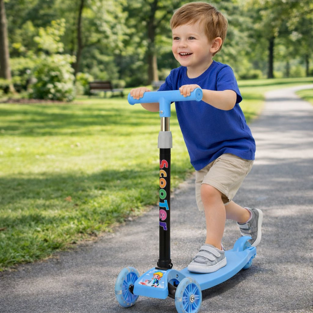 Dječiji trotinet rotomobil sa svijetlećim točkićima