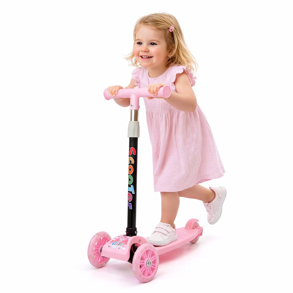 Dječiji trotinet rotomobil sa svijetlećim točkićima