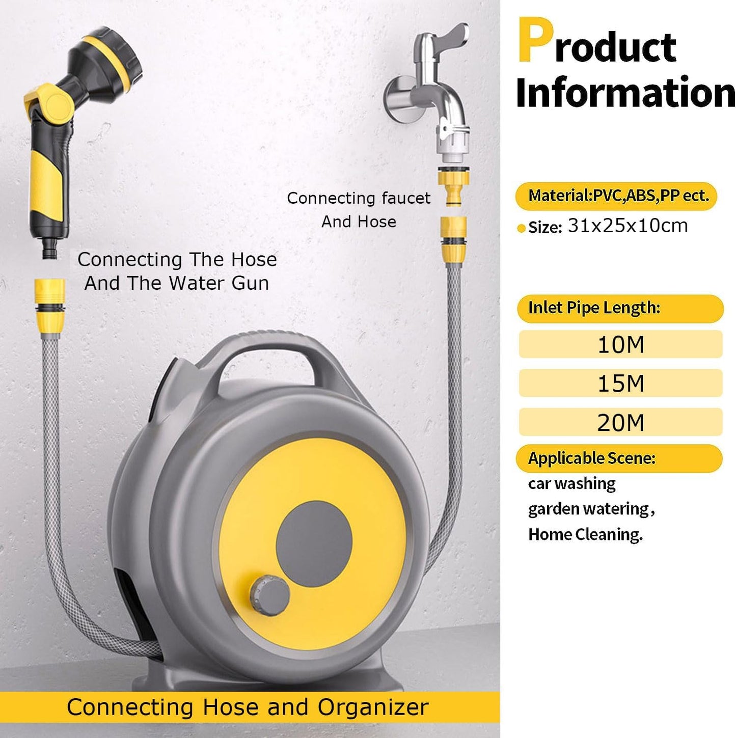 Vrtno Crijevo sa Automatskom Motalicom