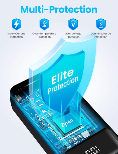 Prijenosni punjač powerbank 30000 mAh