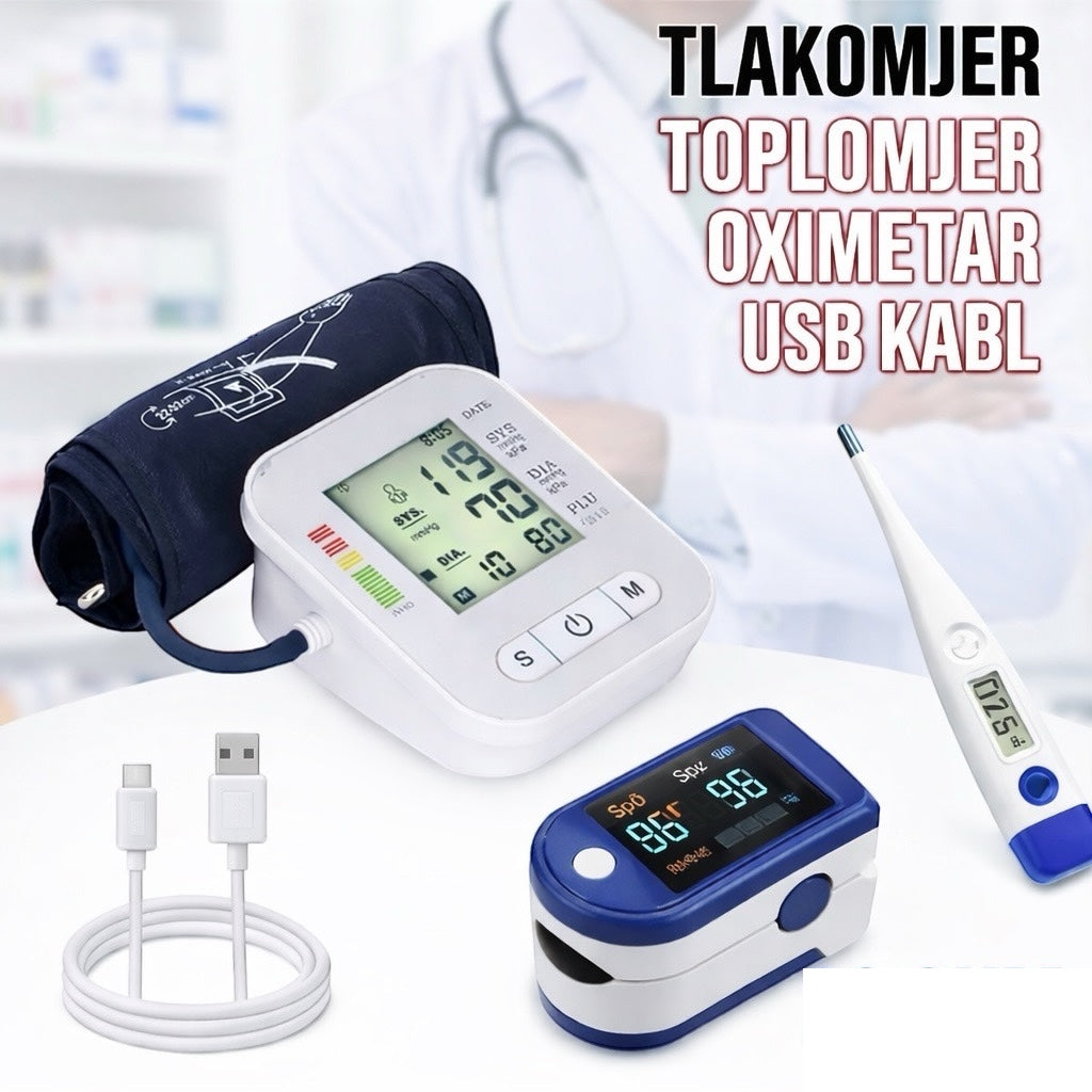 TLAKOMJER   TOPLOMJER    OXIMETAR