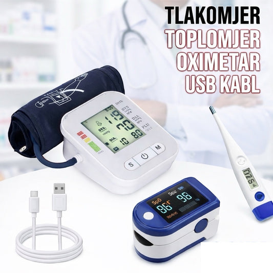 TLAKOMJER   TOPLOMJER    OXIMETAR