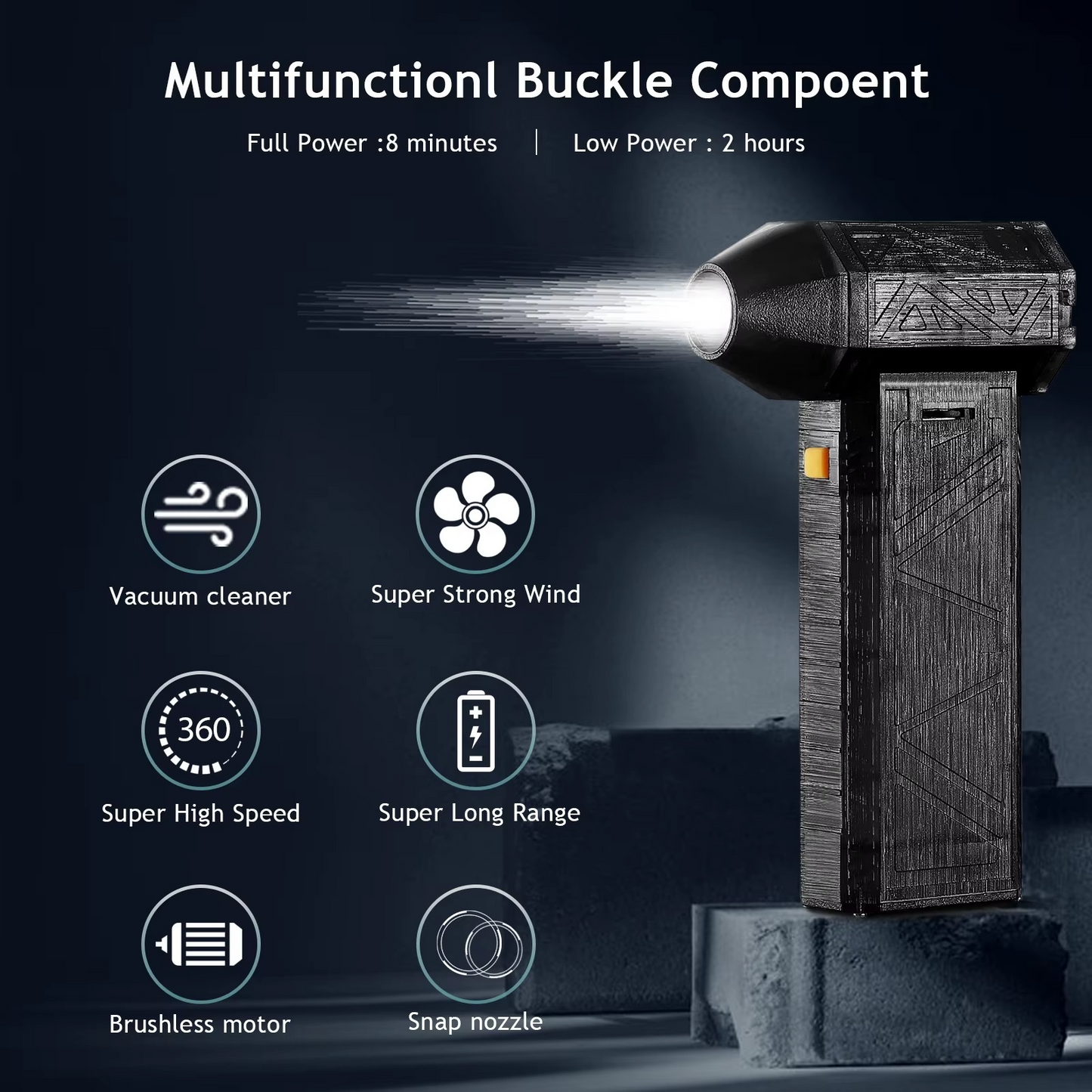 Snažni Ručni Puhač Zraka TurboJet