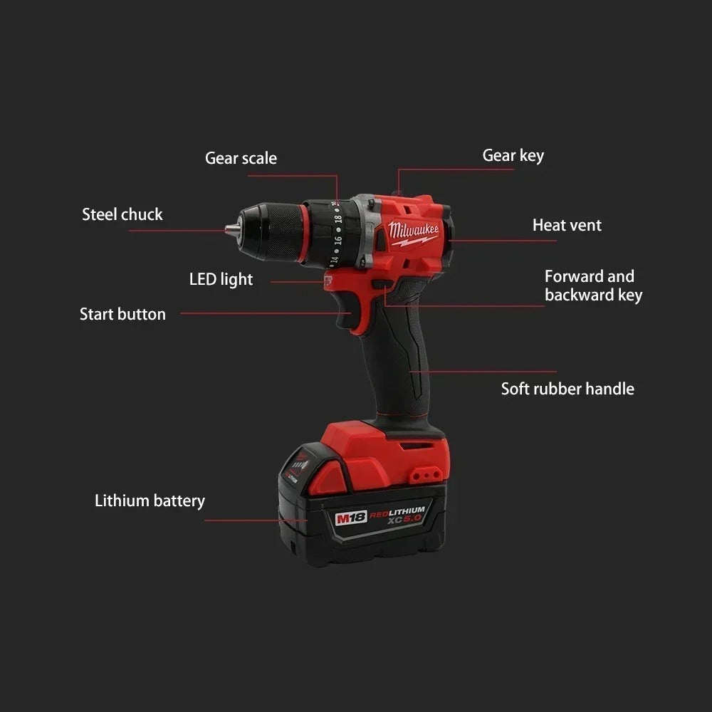 Milwaukee M18 Aku Bušilica