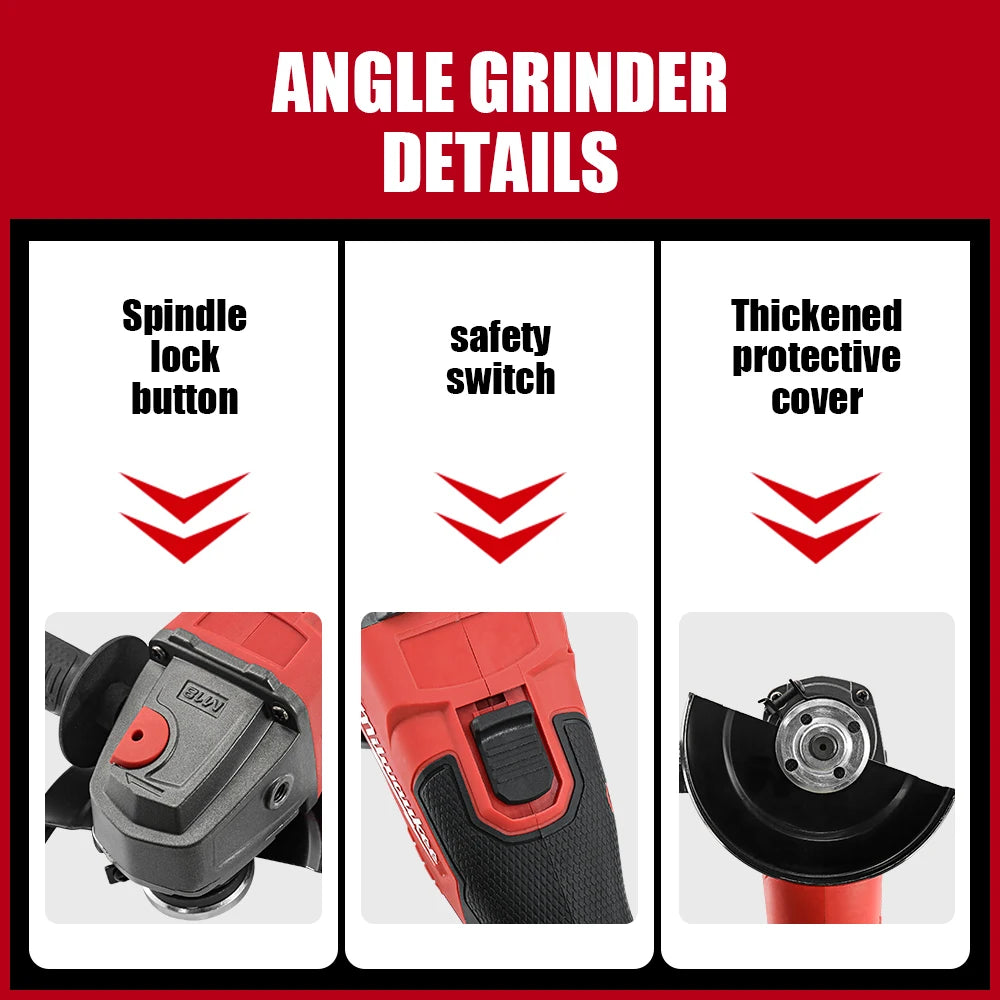 Aku Brusilica sa 2 Baterije 128V