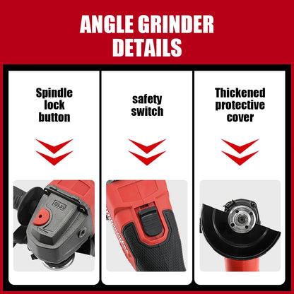 Aku Brusilica sa 2 Baterije 128V